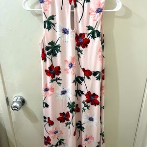 Karl Lagerfeld Paris Pale Pink Floral Shift Dress Size 2